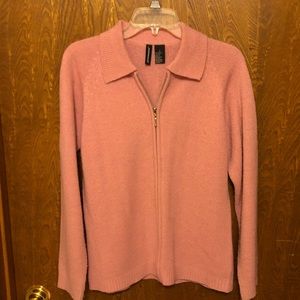 JASON MAXWELL Pink Sweater Cardigan S